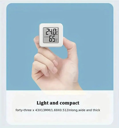 Indoor Mini Temperature & Humidity Meter – Portable Digital Display for Bedroom & Home