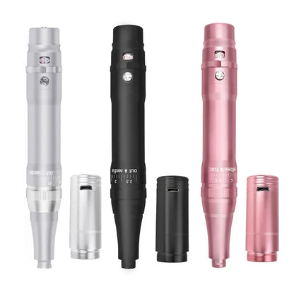 Professional Eyebrow Tattoo Machine — Wireless Micropigmentation & Microblading Pen with Battery