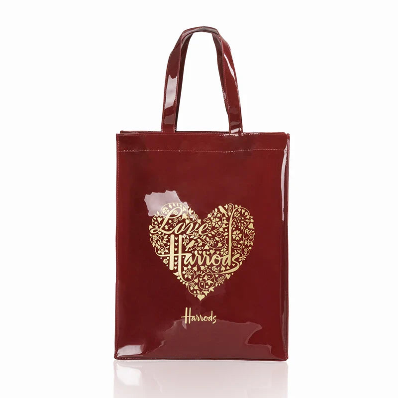 Simple Stylish PVC Reusable Shopping Bag – Luxury Eco-Friendly Waterproof Tote for Summer Beach