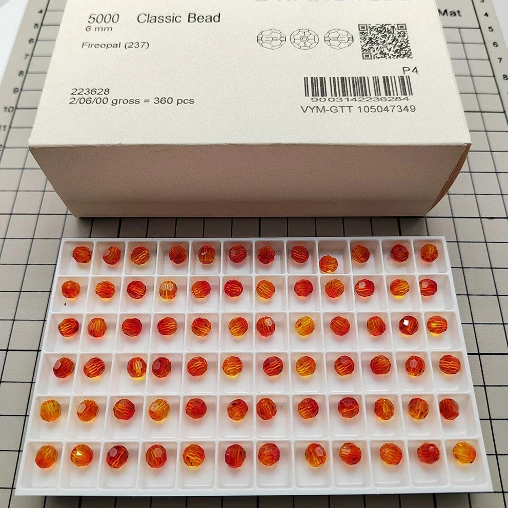 Austrian Crystal Round Beads - 5000pcs Genuine Rhinestone Beads for DIY Bracelet Jewelry Making