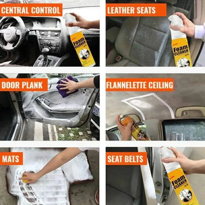 Multi-Purpose Foam Cleaner Spray – Car Interior & Home Cleaning Agent for Deep Stain Removal