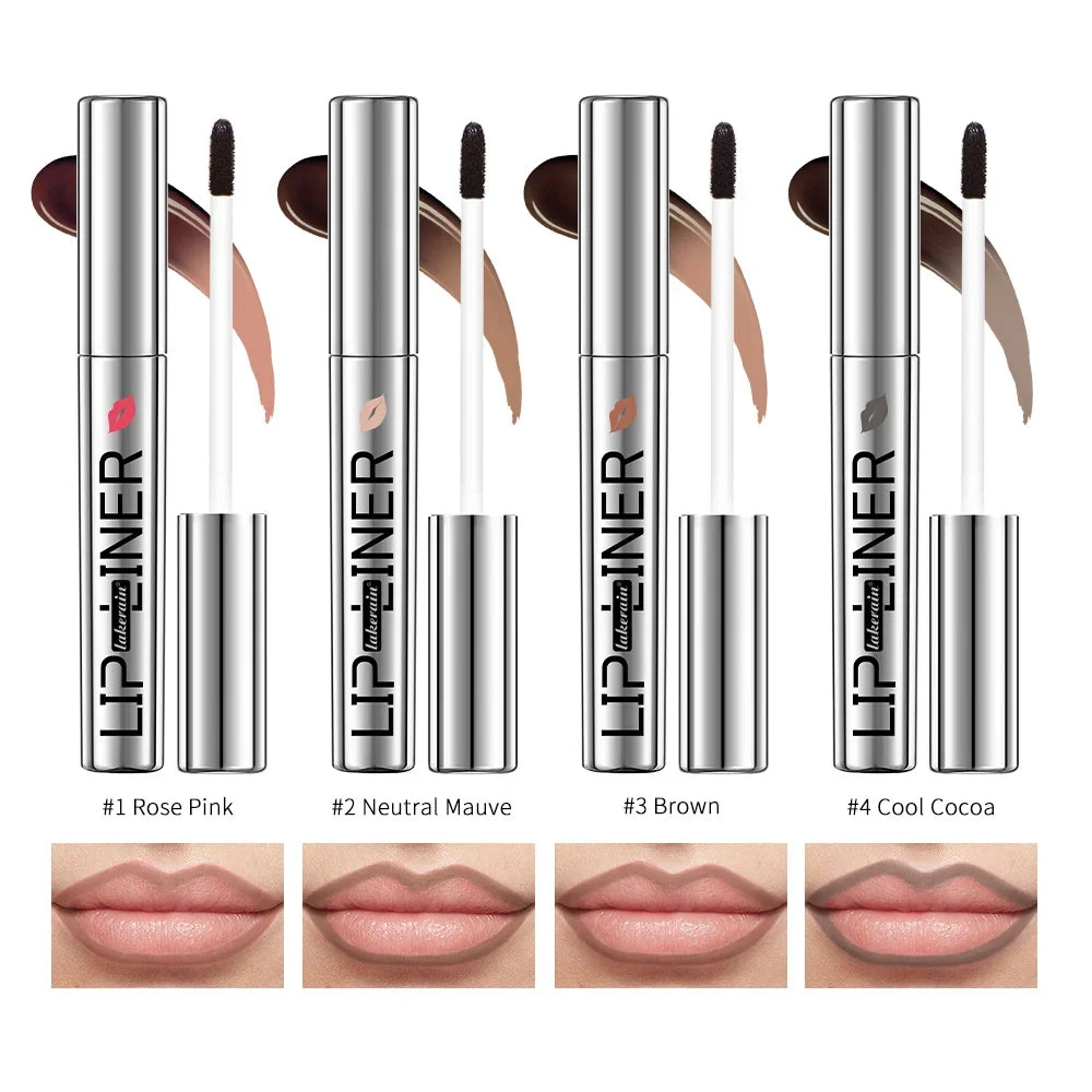 Peel Off Lip Stain Pencil - Matte Waterproof Long Lasting Smudge Proof Lip Liner Tattoo Makeup
