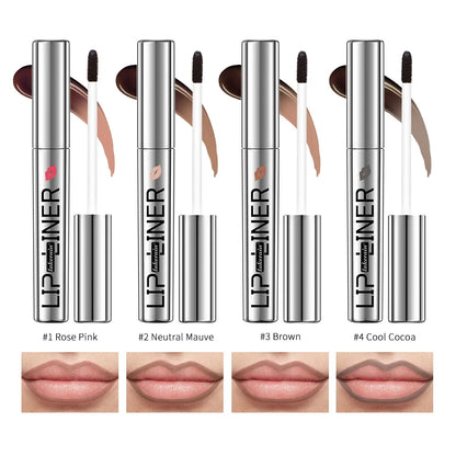 Peel Off Lip Stain Pencil - Matte Waterproof Long Lasting Smudge Proof Lip Liner Tattoo Makeup