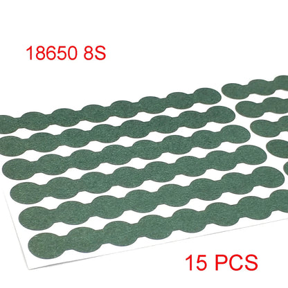 18650/21700/32650 Li-ion Battery Insulation Gasket – Barley Paper Insulating Glue Patch & Electrode Pads for Battery Pack