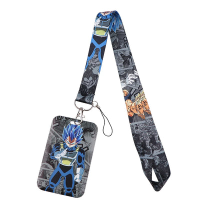 Anime Character Strap Lanyard – Keychain, ID Card Badge Holder, DIY Keyring Accessories for Cosplay Gifts