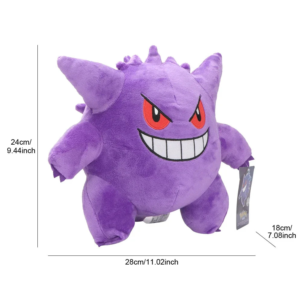 Gengar Plush Toy — Soft Stuffed Kawaii Cartoon Doll, Perfect Gift for Kids