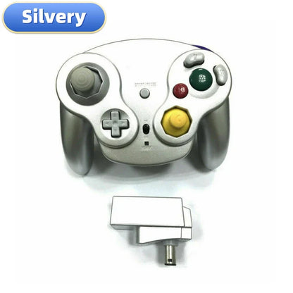 Wireless Gamepad Controller for GameCube – 2.4G Joystick with Adapter, 5 Colors