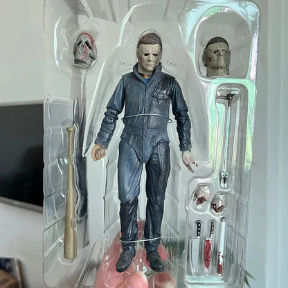 NECA Halloween II Michael Myers Action Figure – Pumpkin Kill Horror Collectible Toy