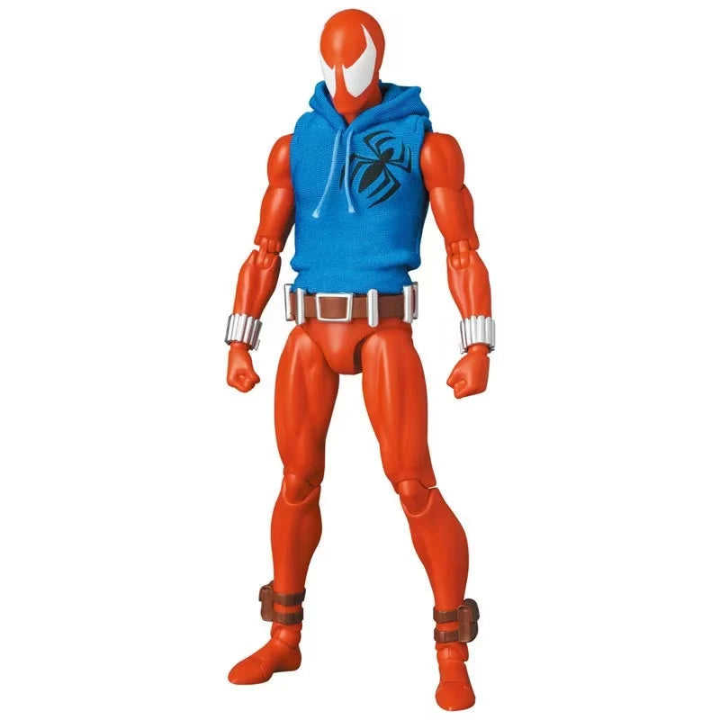 CT Toys Mafex 186 Spiderman Figure – Scarlet Spider Comic Action Figurine Toy Gift