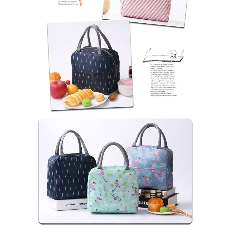 Portable Thermal Lunch Bag – Insulated Large Capacity Lunch Box Storage Bag for Children’s School and Picnic