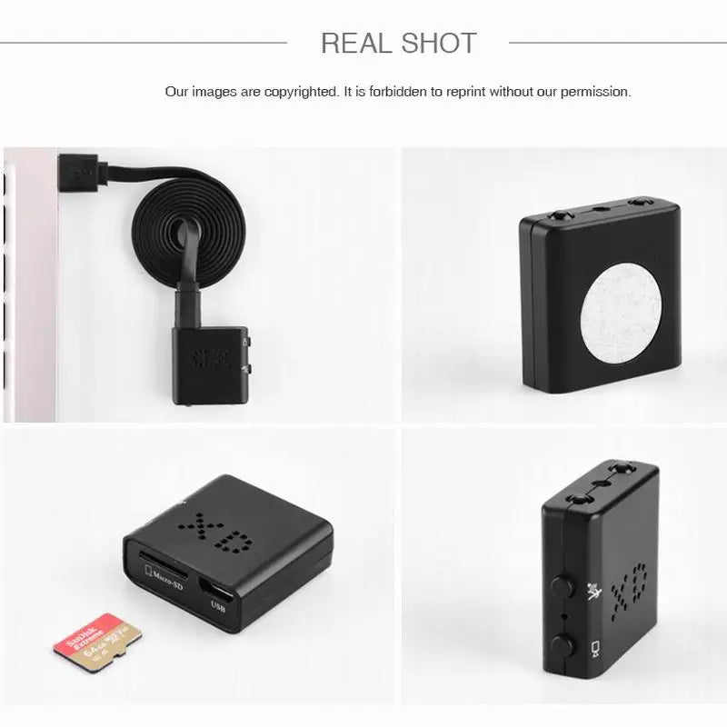 Mini Camera Full HD 1080P — Night Vision Home Security Camcorder with Motion Detection, Video & Voice Recording
