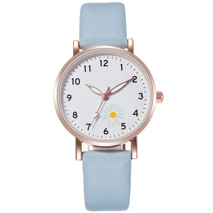 Luxury Luminous Retro Women’s Quartz Watch – Leather Strap Ladies Wristwatch