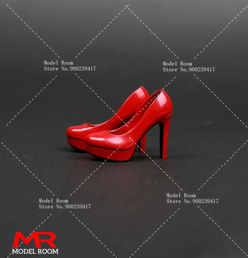 1/6 Scale Fashion Girl High Heel Shoes — Stiletto Court Shoe Model for 12" TBL PH Female Action Figures