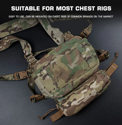 OPHIDIAN Combat Trauma Bag Roll 1 – IFAK Personal First Aid Kit EDC Medical Waist Pack for Airsoft, Hunting & Tactical Gear