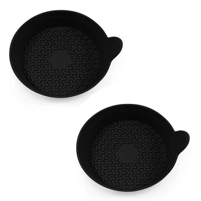 2PCS Anti-Slip Silicone Car Cup Holder Coasters – Universal Vehicle Water Bottle Mats, Shockproof & Insulated Insert Pads
