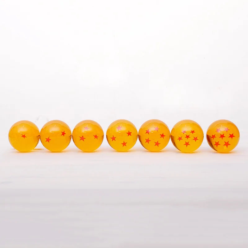 7-Piece Resin Ball Action Figure Set — 1:1 Scale Shenron Wishing Anime Model Toys for Collection & Gift
