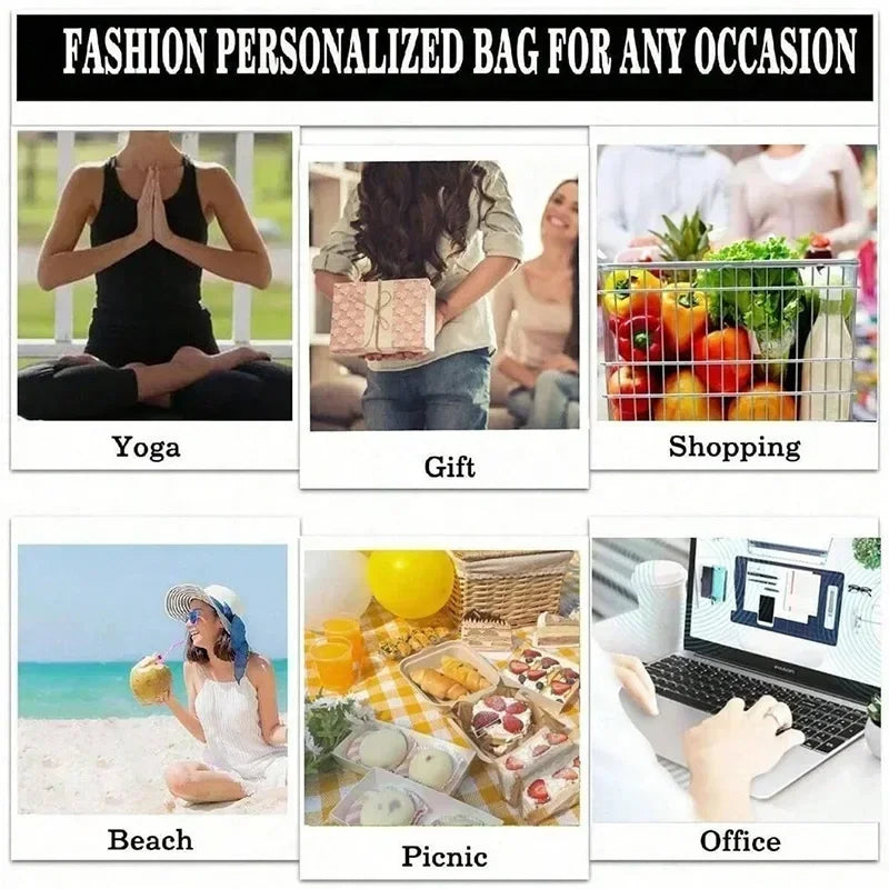 Totoro Studio Ghibli Fashion Tote Bag – Foldable Reusable Shopping Handbag, Harajuku Style Student Bag