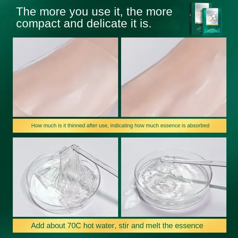 TikTok Hot Sale Seaweed Collagen Crystal Mask – Replenishing Fruit Jelly Skin Care, Transparent Masque