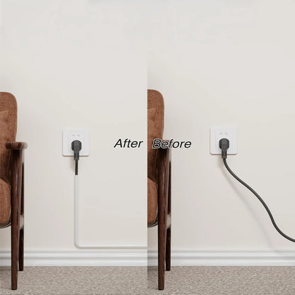 Cable Management Sleeve - 118" Self-Adhesive PVC Cord Hider for Wall & Floor, Insulated Wire Cover