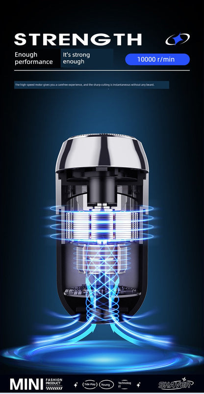 Konka Official 2025 Men’s Electric Shaver – Portable Lock & Load Spray Shaving Device