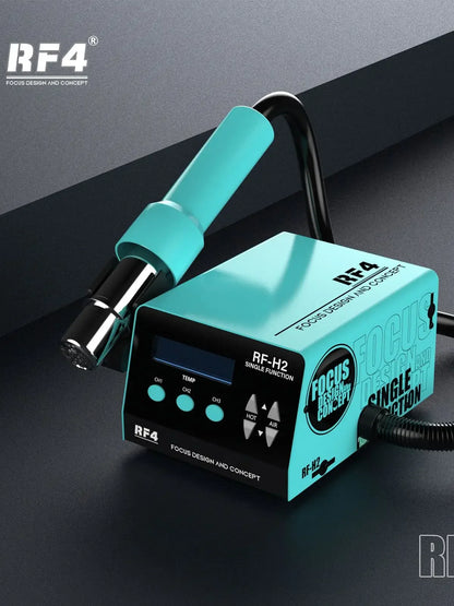 RF4 1000W Fast Desoldering Hot Air Gun - Digital Display Soldering Station for PCB Chip Repair, Intelligent BGA Rework