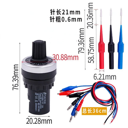 Auto Car Circuit Tester: Sensor Signal and Resistance Simulator for Fuel Diagnostic Tool