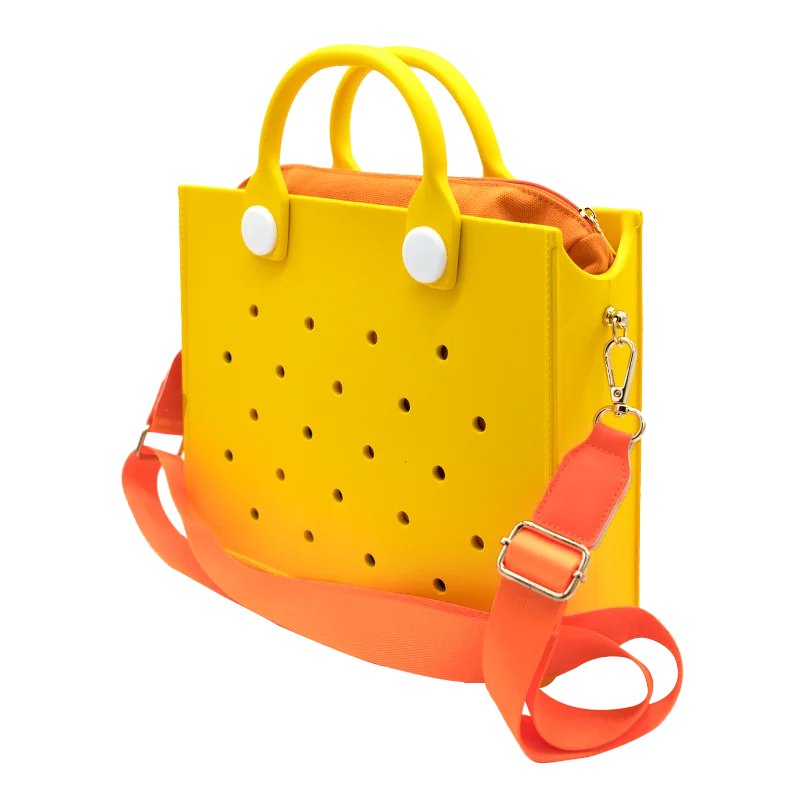 EVA Large Leather Shoulder Bag – Waterproof Casual Tote for Women, Beach Bag & Fashion Storage Handbag