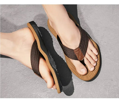 Men’s Summer Flip Flops – Comfortable Non-Slip Casual Slides & Beach Sandals