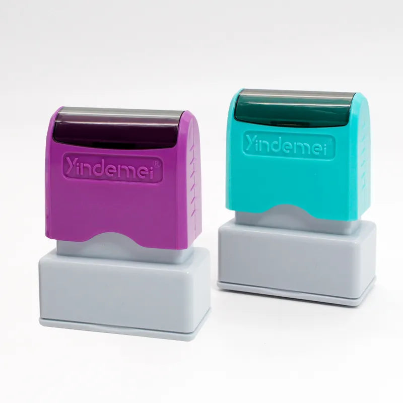 Custom Teacher Name Signature Stamp - Self-Inking Calligraphy Personalized Letter Stamp for School, Students, and Children