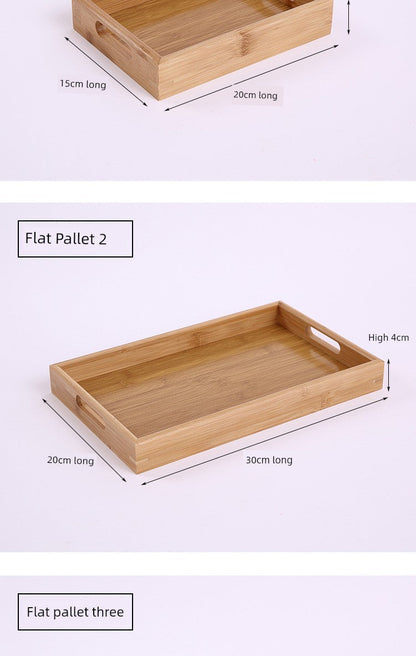 Rectangular Bamboo Tray – Household, Restaurant & Hotel Satchel Serving Tray