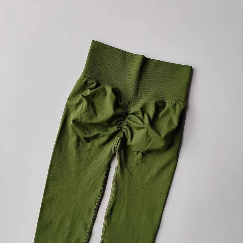 High Waist Women’s Yoga Leggings – Seamless Push-Up Fitness, Running & Gym Pants with Hip Lift and High Elasticity