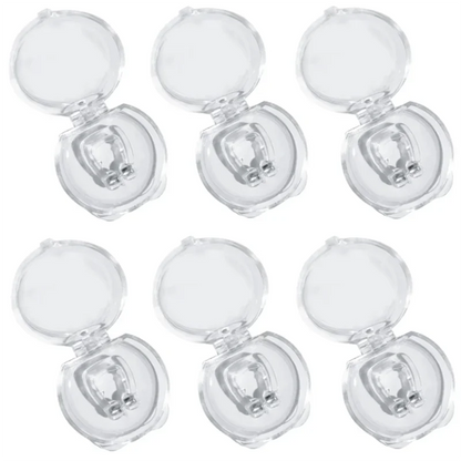 Silicone Magnetic Anti-Snore Nose Clip – Sleep Aid Apnea Guard with Case for Night Snoring Solution