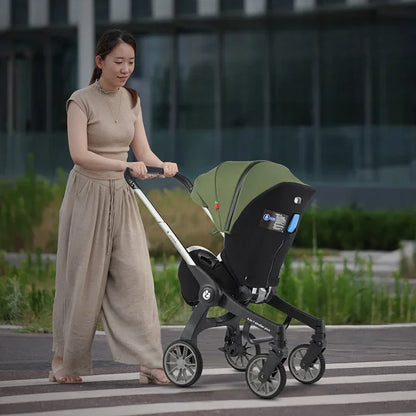 2025 New 4-in-1 Baby Stroller — Luxury Foldable Multifunctional Carriage & Portable Pram