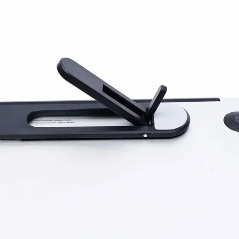 Foldable Laptop Stand - Adjustable Portable Notebook Holder with Cooling Riser Support for Computer Desk Setup