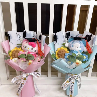 Anime Series Plush Toy Bouquet — Children’s Day, Birthday, Valentine’s & Graduation Gifts