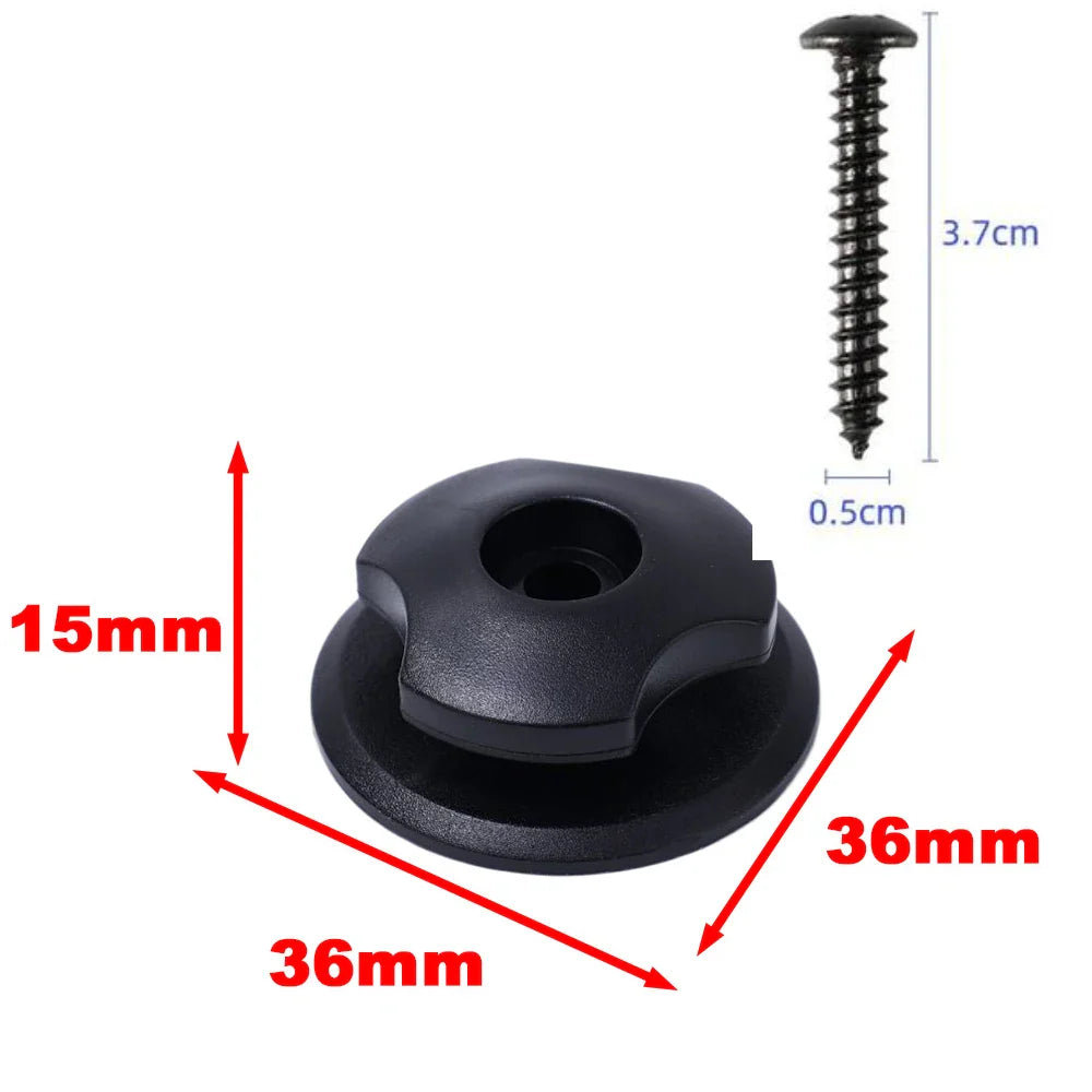 Car Trunk Hooks Organizer | Rear Cargo Mounting Luggage Net Fastener with Screw & Adhesive Tape Kit