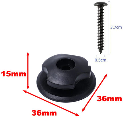 Car Trunk Hooks Organizer | Rear Cargo Mounting Luggage Net Fastener with Screw & Adhesive Tape Kit