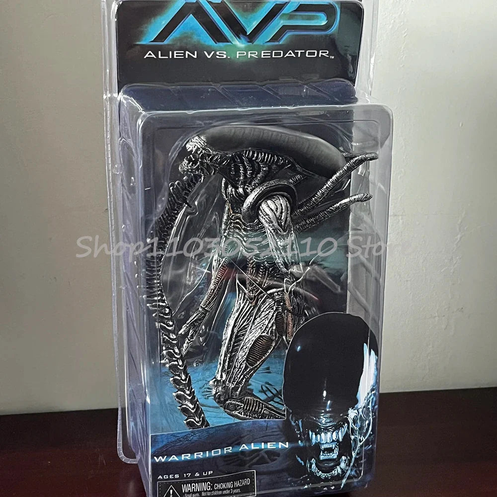 NECA Grid Warrior Xenomorph Action Figure – Alien vs Predator Collectible Toy Gift