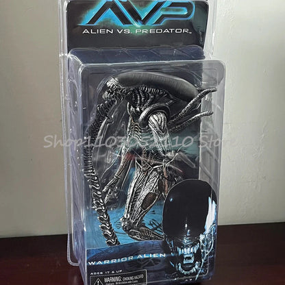 NECA Grid Warrior Xenomorph Action Figure – Alien vs Predator Collectible Toy Gift