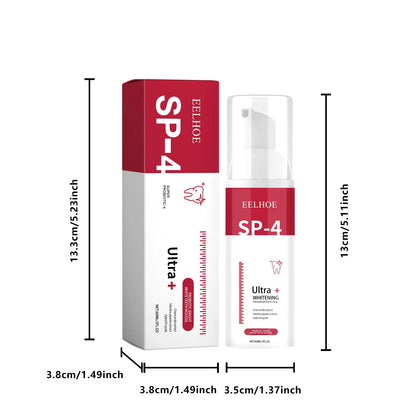 Sip-4 Probiotic Whitening Toothpaste — Stain Removal, Brightening & Fresh Breath Formula