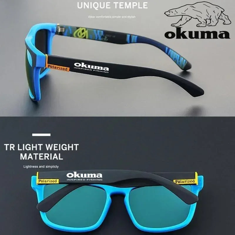 Okuma Polarized Sunglasses UV400 — Men & Women Outdoor Sunglasses for Hunting, Fishing, Driving & Biking, Optional Box
