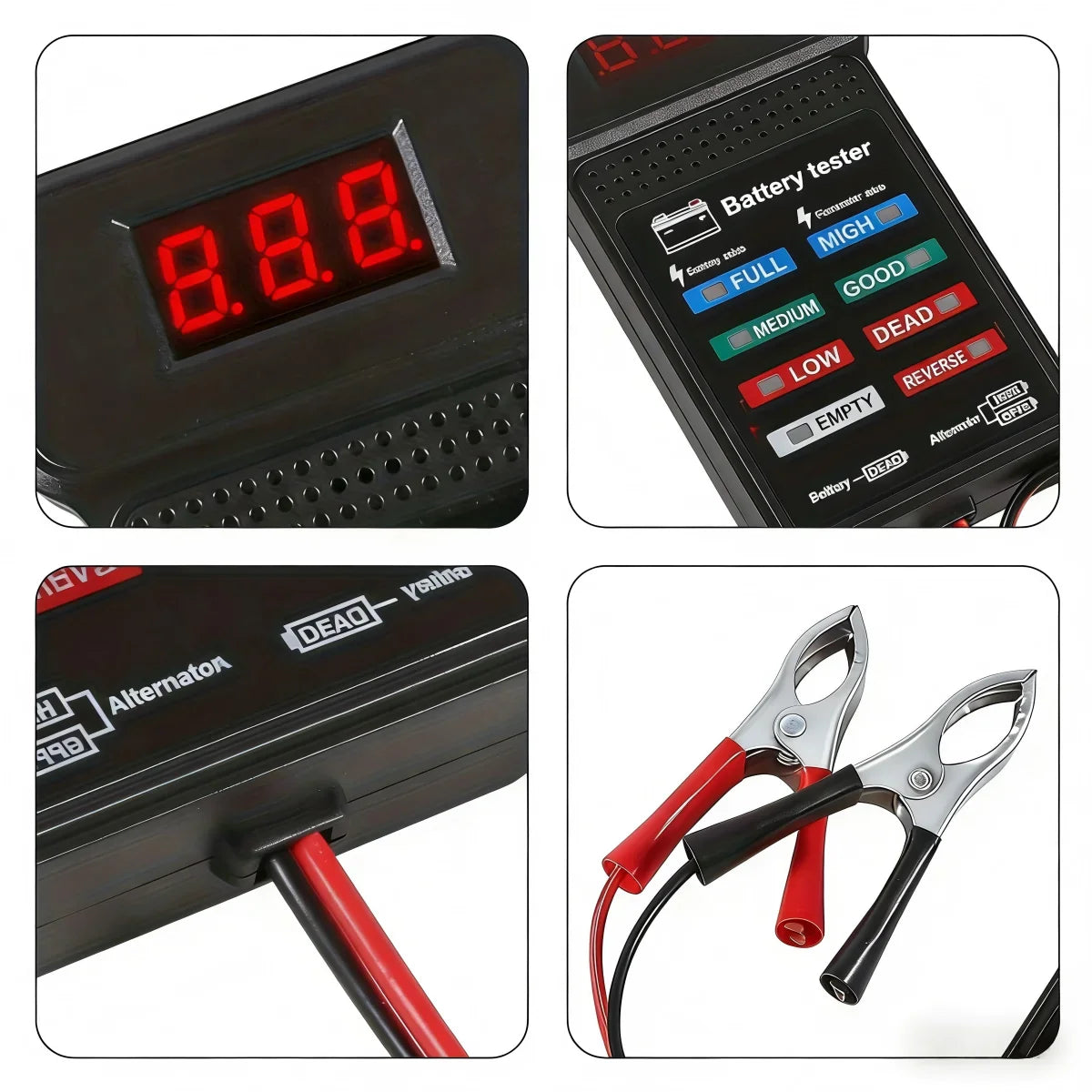 Battery Health & Defect Detection Tool – Portable Battery Tester for Condition Monitoring & Generator Diagnostics