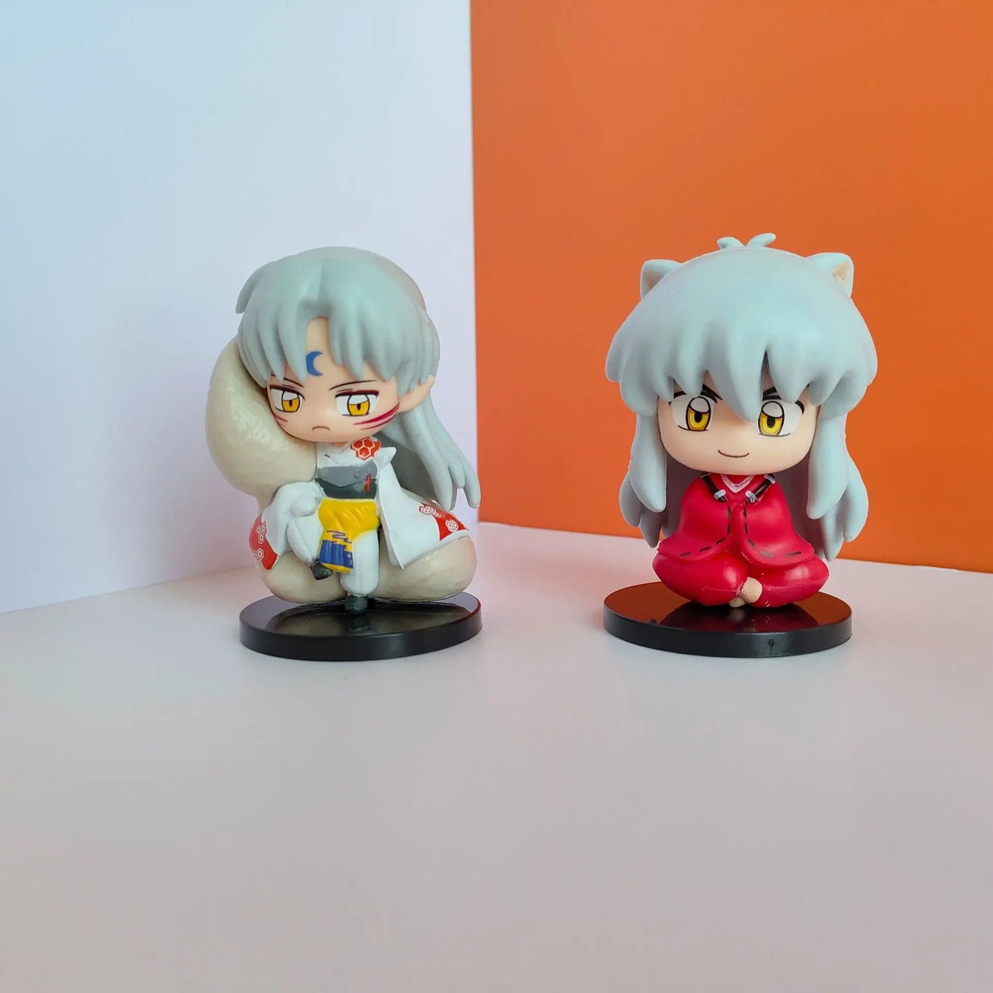 New Inuyasha Anime Figure Set – Higurashi, Kagome, Miroku & Sesshoumaru Q-Version PVC Action Dolls, Toys & Gifts for Kids