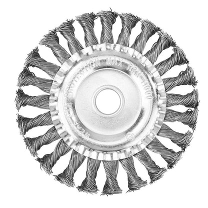 Universal Steel Wire Weed Brush Cutter Head for Lawn Mower – 4/5/10 Inch Grass Trimmer Disc Garden Weeding Tool Attachment