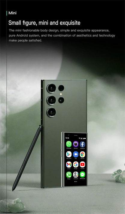SOYES S23 Pro Mini Android Phone — 3.0" Display, 2GB RAM, 16GB ROM, Dual SIM, 1000mAh, 3G Compact Smartphone