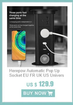Herepow 118 Series Dual USB Wall Socket - Thailand & American Standard Smart Plug Adapter with Type-C 3.1A Fast Charging