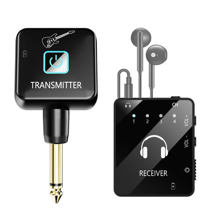 Wireless IEM In-Ear Monitoring System – Transmitter & Lavalier Receiver for Band Rehearsals