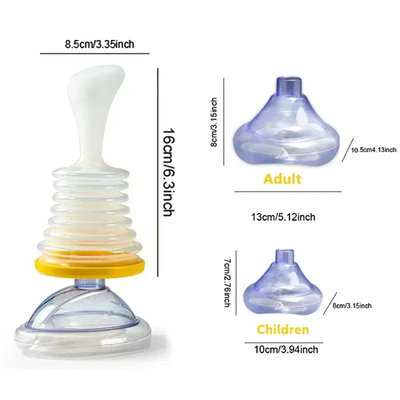 4pcs/3pcs Breathing Training Device - Respiratory Lung Expanders, Fitness Exercise Equipment & Anti-Suffocation Tool