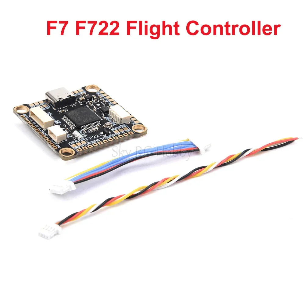 F405 F7 F722 Flight Controller & 60A 4in1 BLheli_S ESC Stack – 30.5x30.5mm for RC FPV Racing Drones