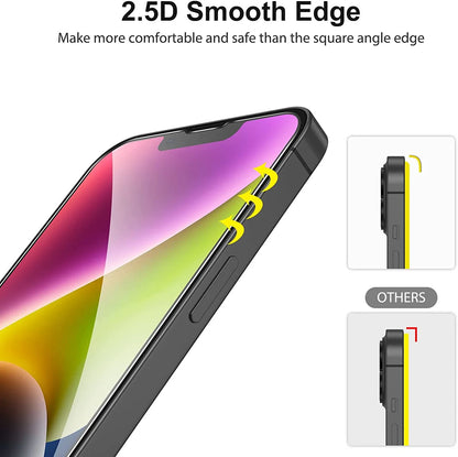 iPhone 16e Tempered Glass Screen Protector — HD Anti-Scratch Full-Coverage, Case-Friendly